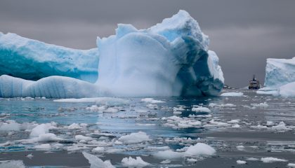 bloco de gelo antartida